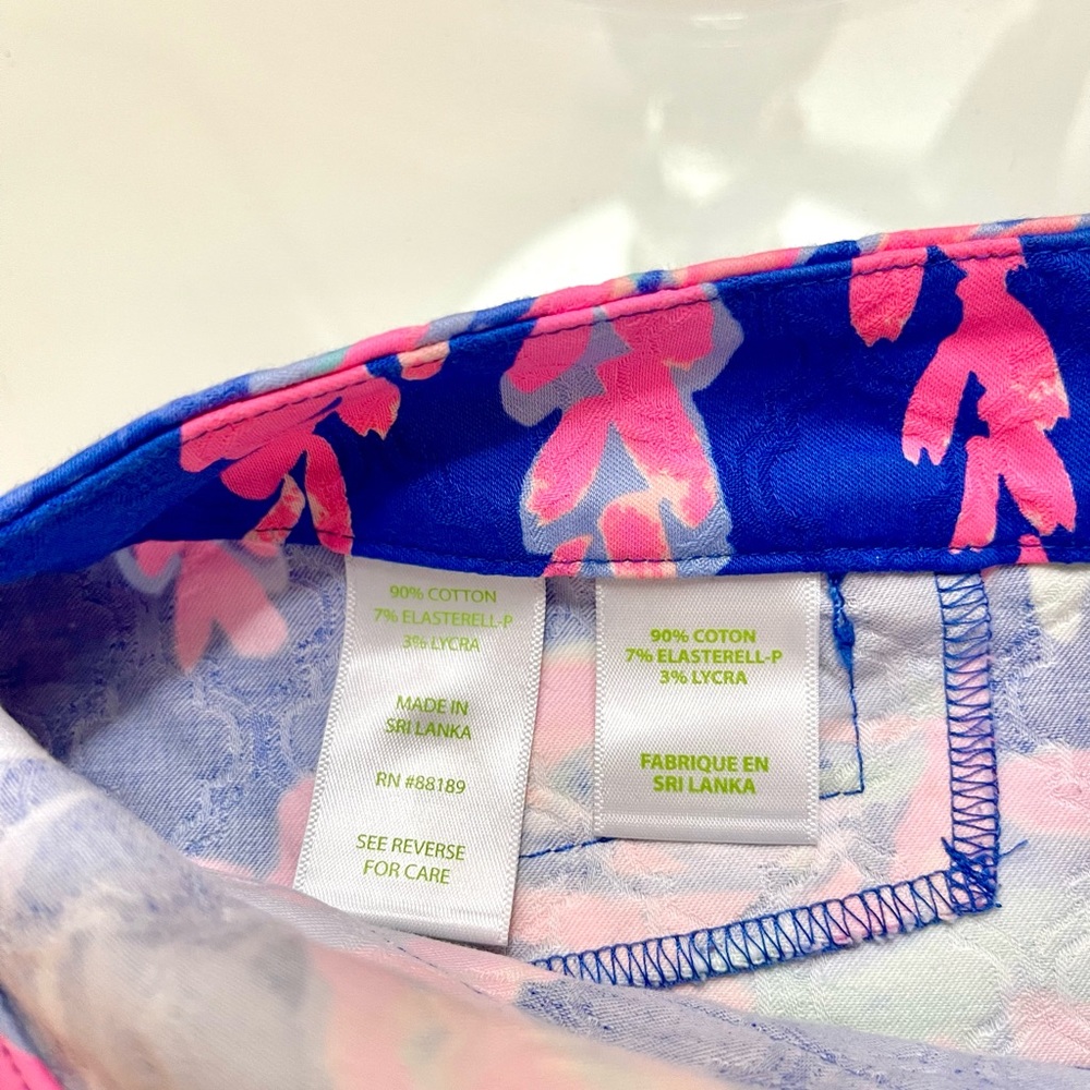Lilly Pulitzer Pants Sz.4 Pink print vacation tropical - Picture 4 of 4